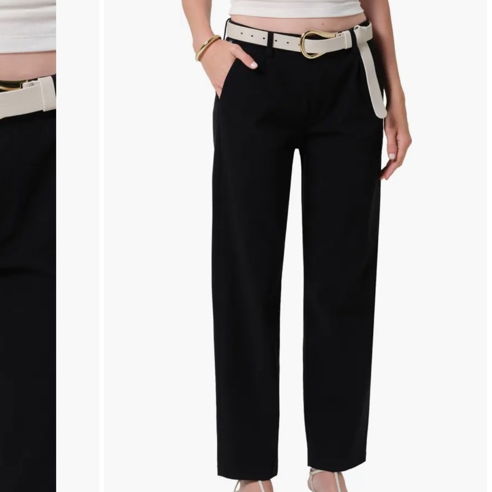 Mallory Straight Trouser In black sz 27